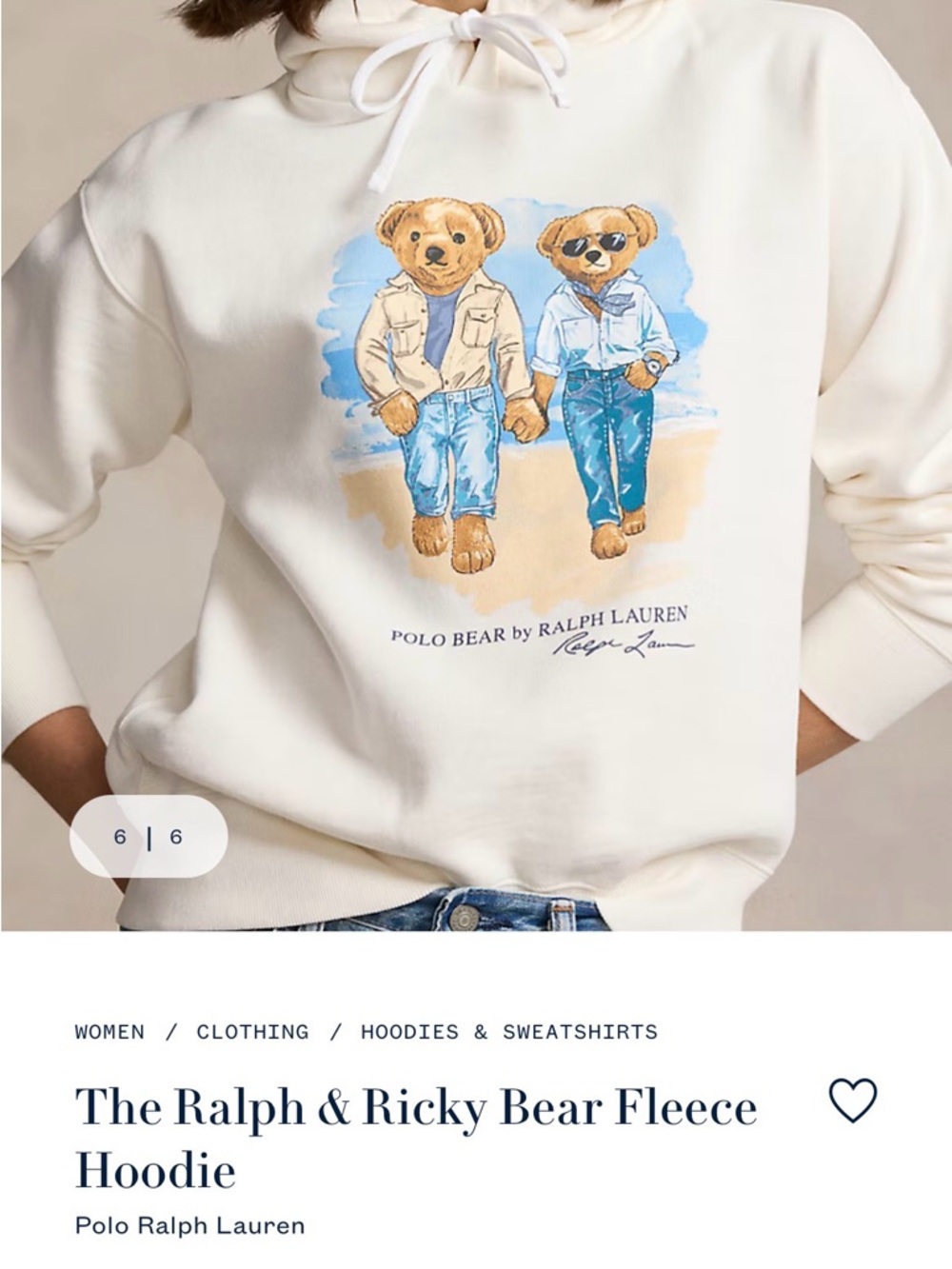 Polo Ralph Lauren The Ralph and Ricky Bear Fleece Hoodie - Picture 8 of 11